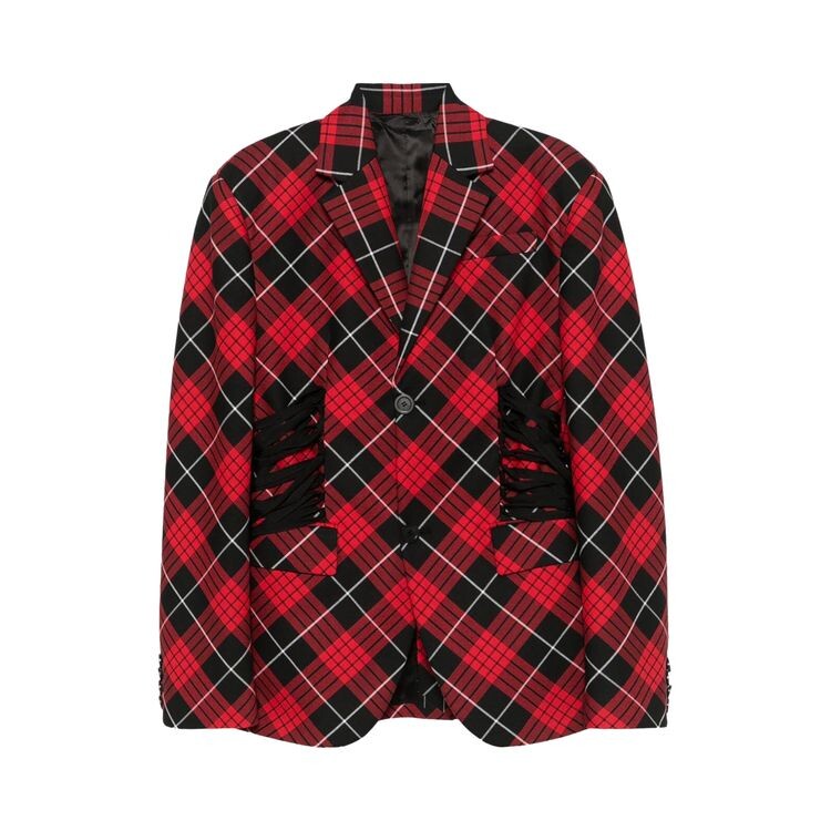 

Куртка Jean Paul Gaultier Tartan Tailored Jacket Red/Black/White, красный