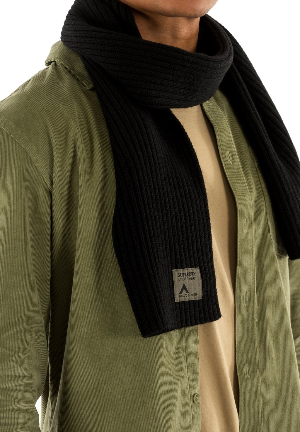 

Шарф Superdry, черный