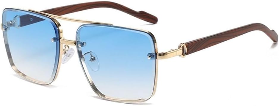 

Женские солнцезащитные очки с градиентным металлическим покрытием и переносицей, защита от УФ-излучения UV400, для занятий спортом на открытом воздухе, бега и езды на велосипеде LXLHWN, Ttyj349-3