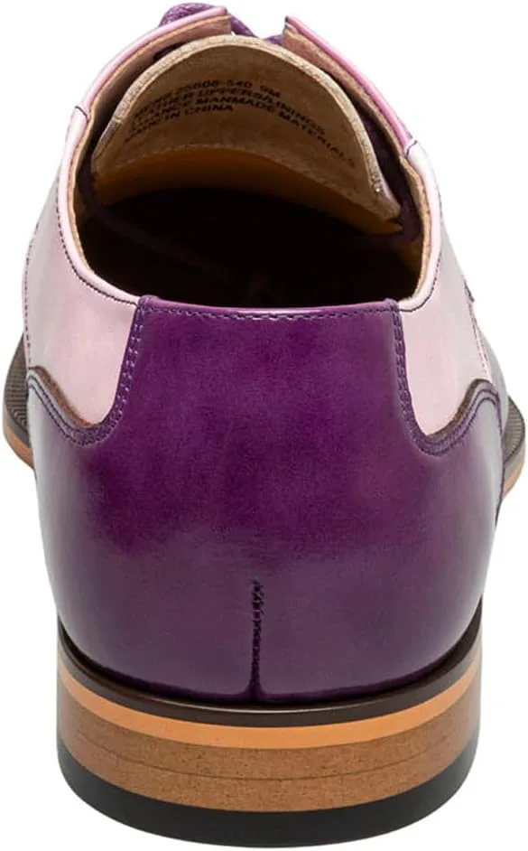 Туфли Stacy Adams Mens Plaza Cap Toe Oxford, фиолетовый — фото 3