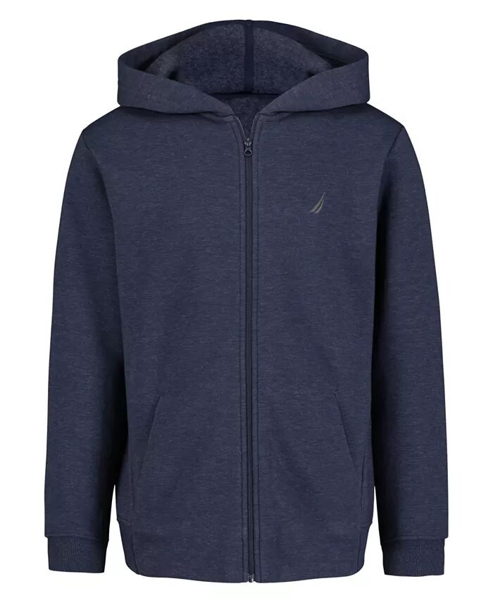 

Толстовка с капюшоном из флиса на молнии для больших мальчиков Nautica, синий