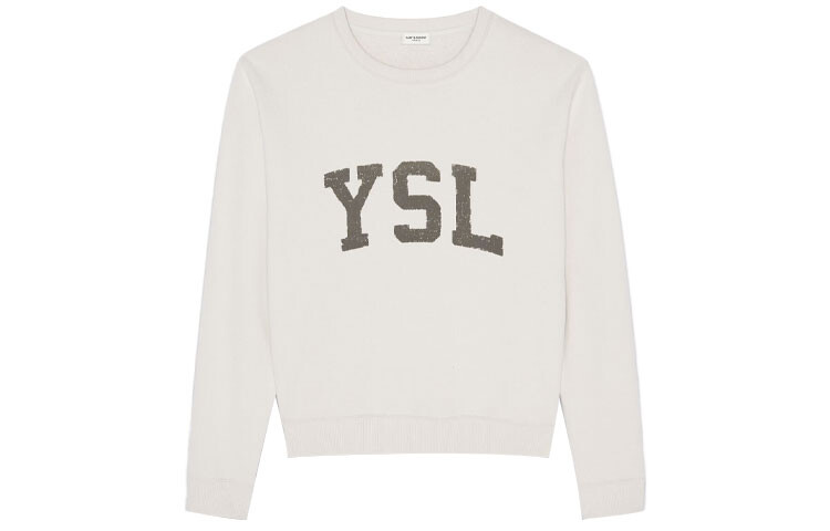 

Saint Laurent Мужская толстовка, белый