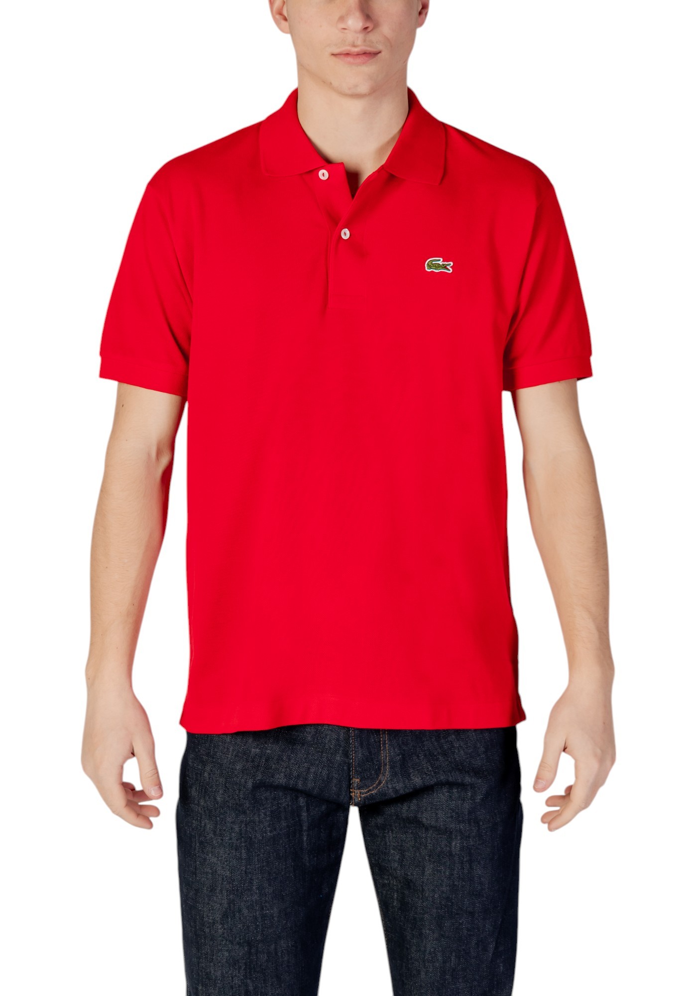

Поло Lacoste, красный