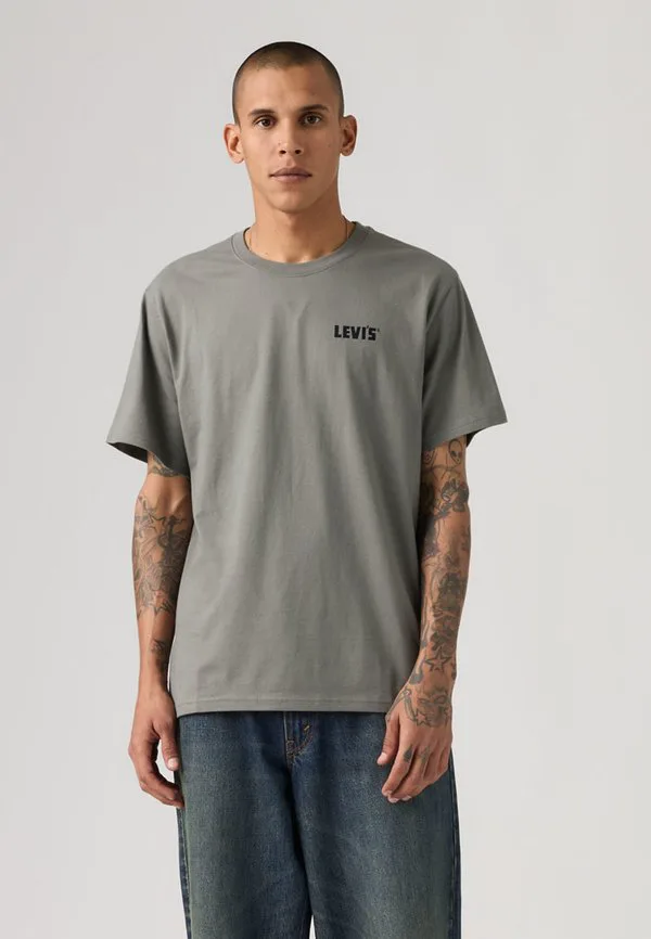 Футболка свободного кроя с принтом ss Levi'S, Smoked Pearl — фото 3