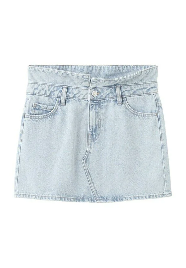 Подростковая юбка а-силуэта Mango Kids, Blue — фото 3