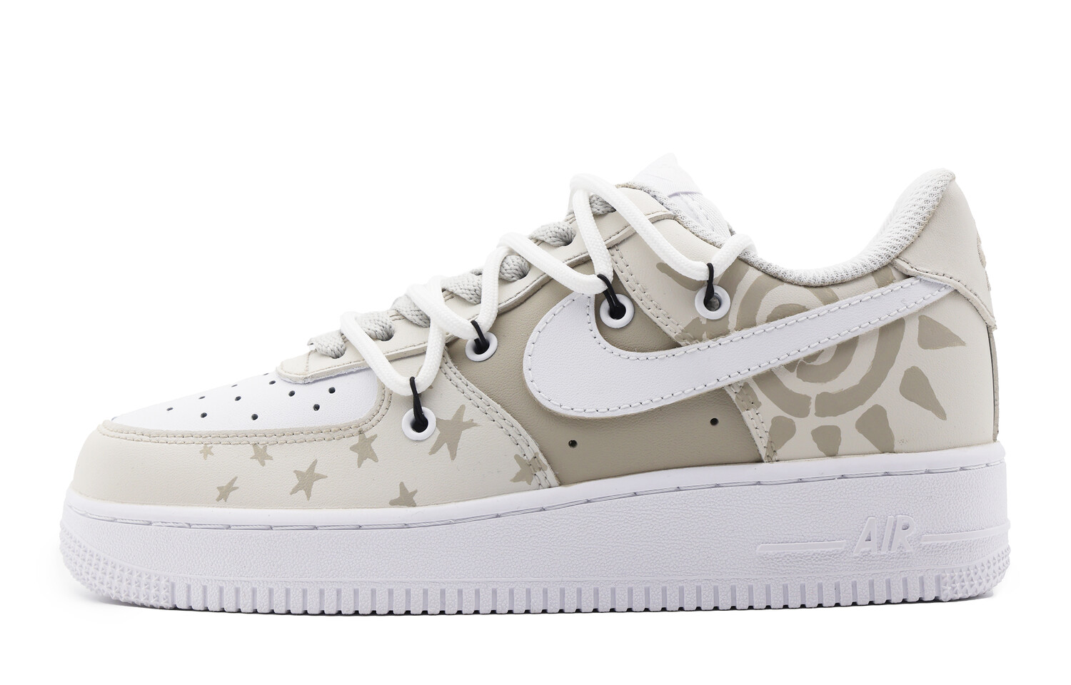 

Кроссовки Nike Air Force 1 Skateboarding Shoes Men Low-top Brown/beige, цвет Champagne
