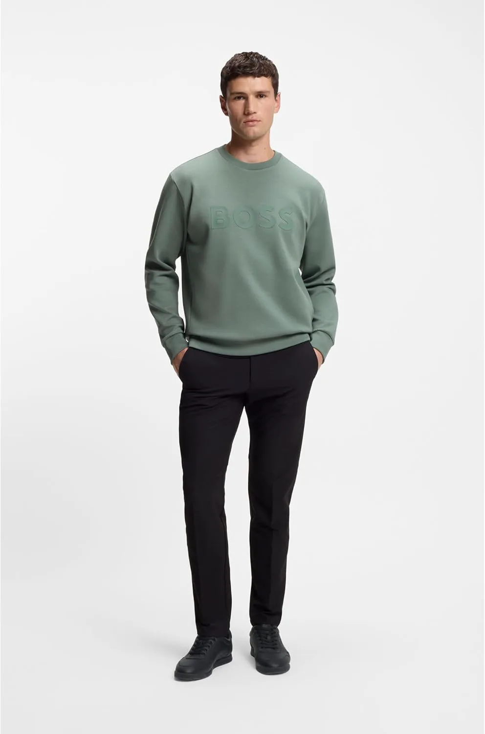 Кроссовки BOSS Mens Nitan Ltpf, черный — фото 2
