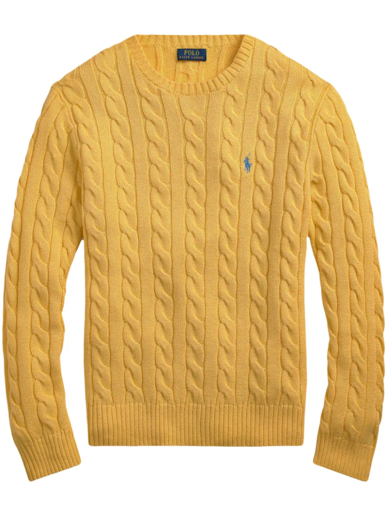 

Polo Ralph Lauren свитер фактурной вязки, желтый