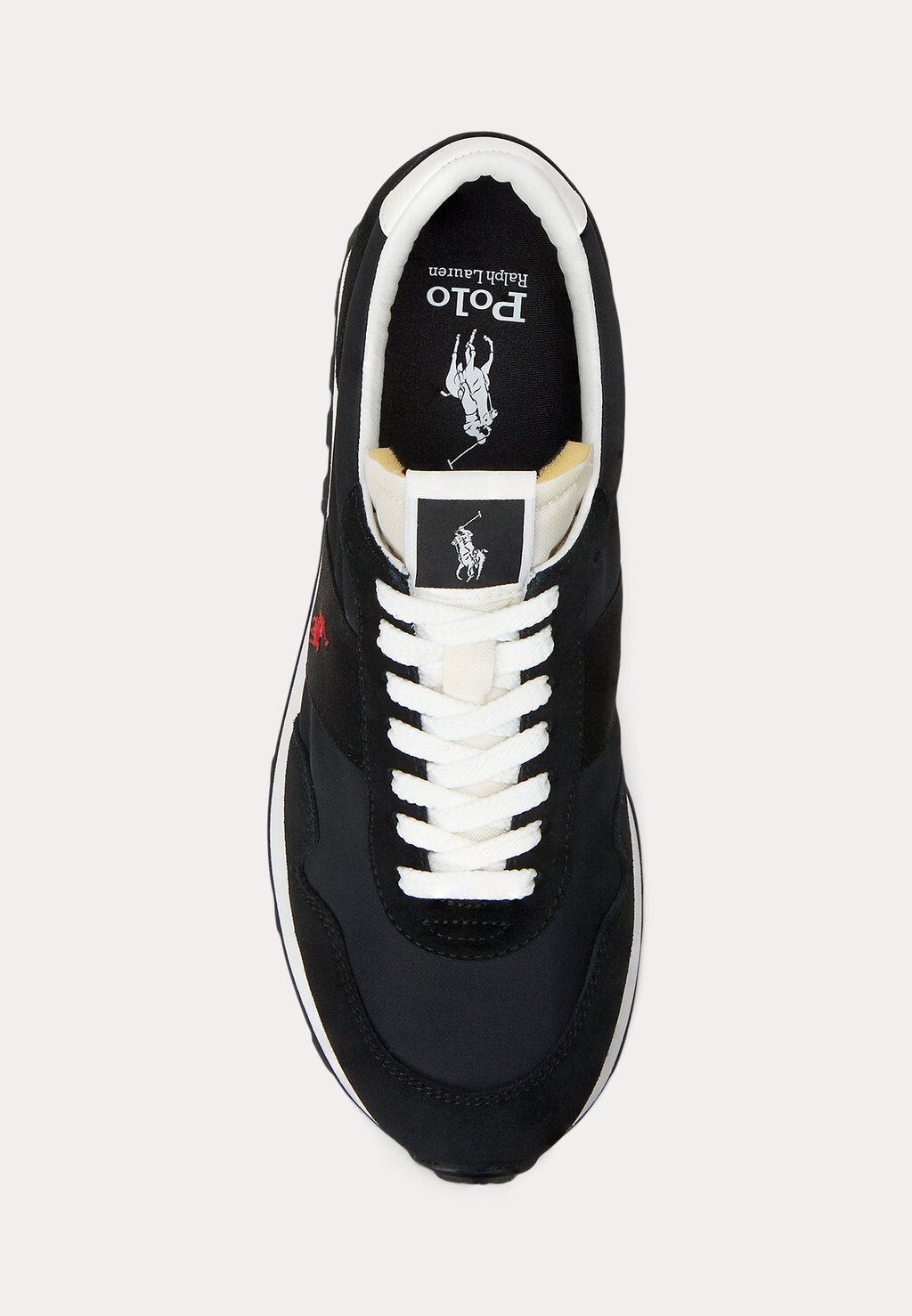 

Кроссовки PRL TRAIL 100 SUEDE & OXFORD SNEAKER Polo Ralph Lauren, черный