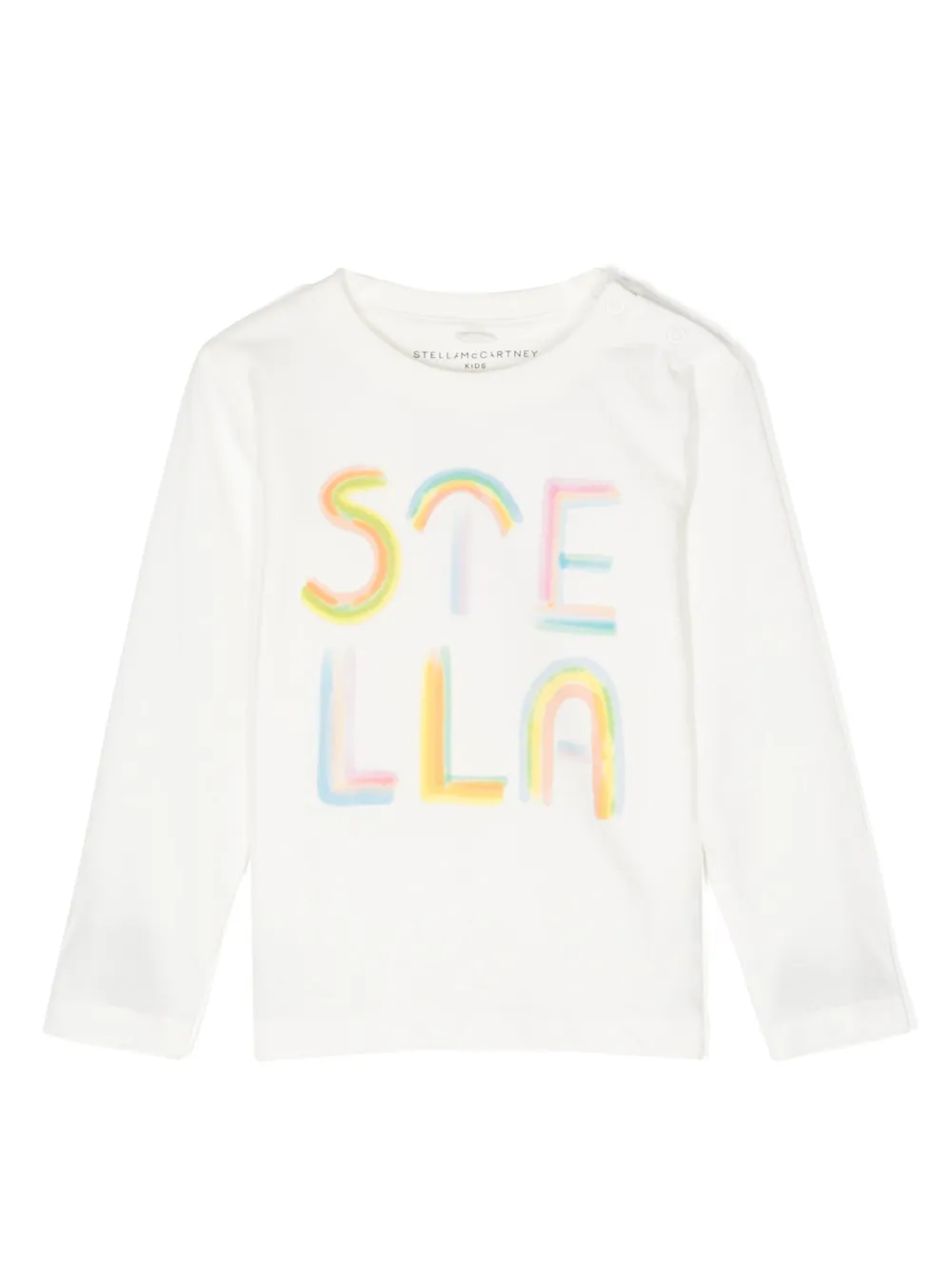 

Футболка с логотипом Stella McCartney Kids, белый