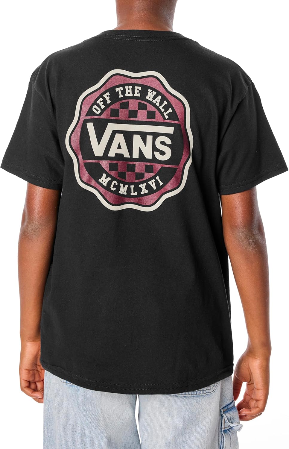 Vans Boys Hawl Pass футболка с коротким рукавом, Black — фото 3