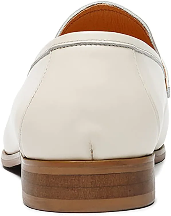 

Мужские лоферы Santimon, кожаные туфли без шнурков, формальные прогулочные, модные повседневные пенни-лоферы для мужчин, белый