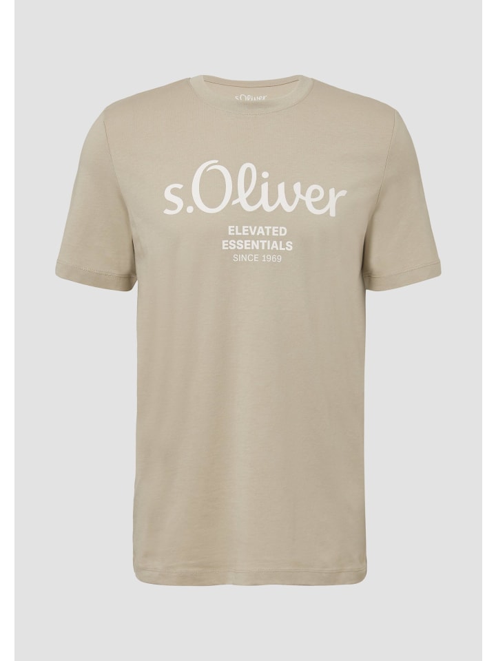 

Футболка 80D1_светло-бежевая s.Oliver, Бежевый, Футболка 80D1_светло-бежевая s.Oliver