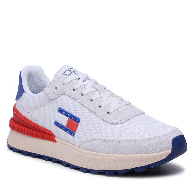 

Кроссовки Tommy Jeans TjmTech Runner, белый, Белый;серый, Кроссовки Tommy Jeans TjmTech Runner, белый