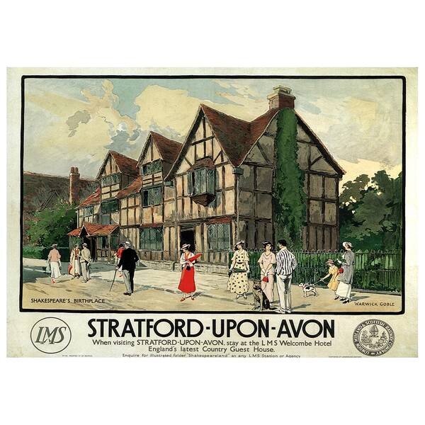 

Картина на холсте LegendArte Stratford-Upon-Avon, многоцветный