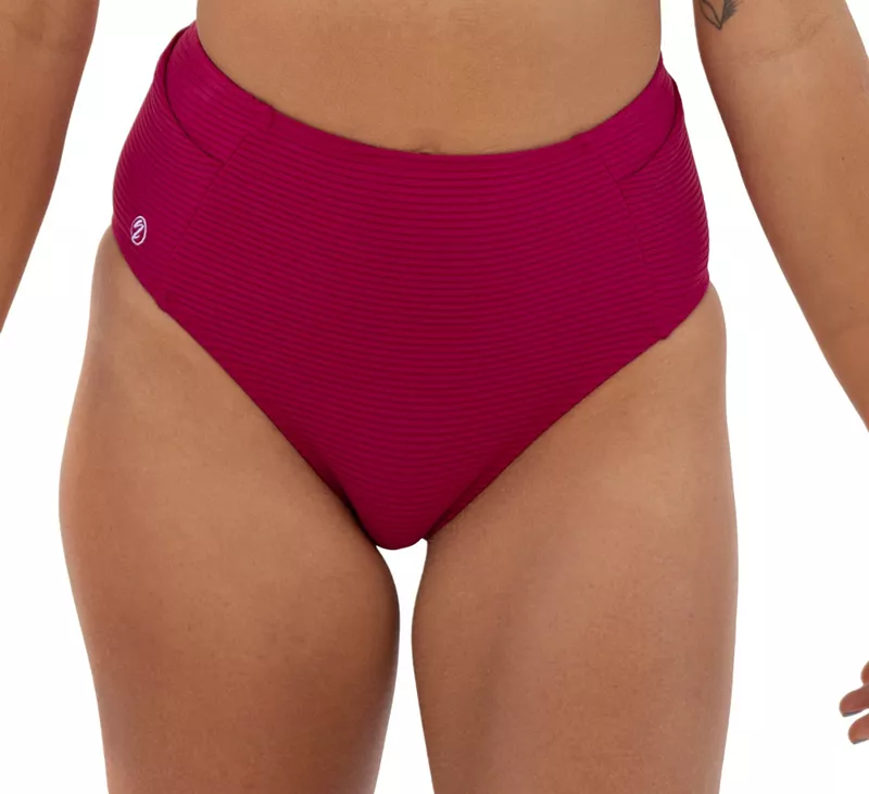 

Nani Swimwear Женские плавки для йоги с карманами для плавания, цвет Flat Rib Berry