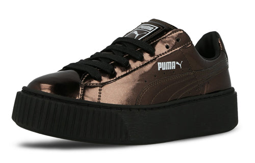 Кеды (WMNS) PUMA Basket Platform 'Metallic Bronze' 362339-03, медный — фото 3