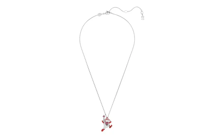 

Swarovski Ожерелье Alice In Wonderland с родиевым покрытием женское красное