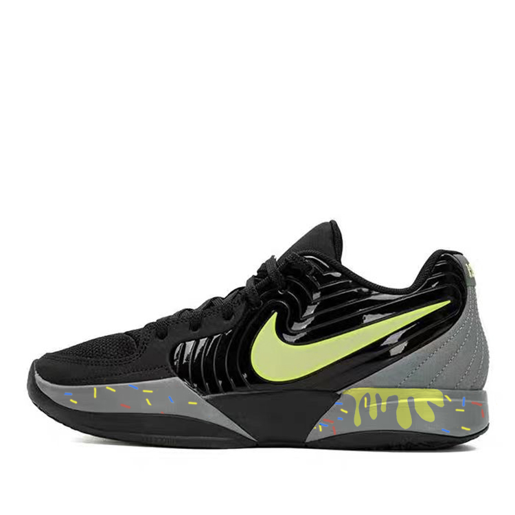 

Nike Баскетбольные кроссовки Ja 2 Runny Summer Candy Ice Cream с противоскользящим и износостойким дышащим низким верхом, мужские, черные