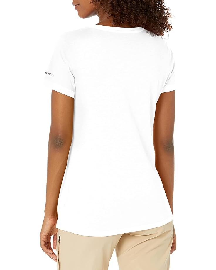 

Футболка Columbia Daisy Days Short Sleeve Graphic Tee, цвет White/Watercolor Flag Graphic