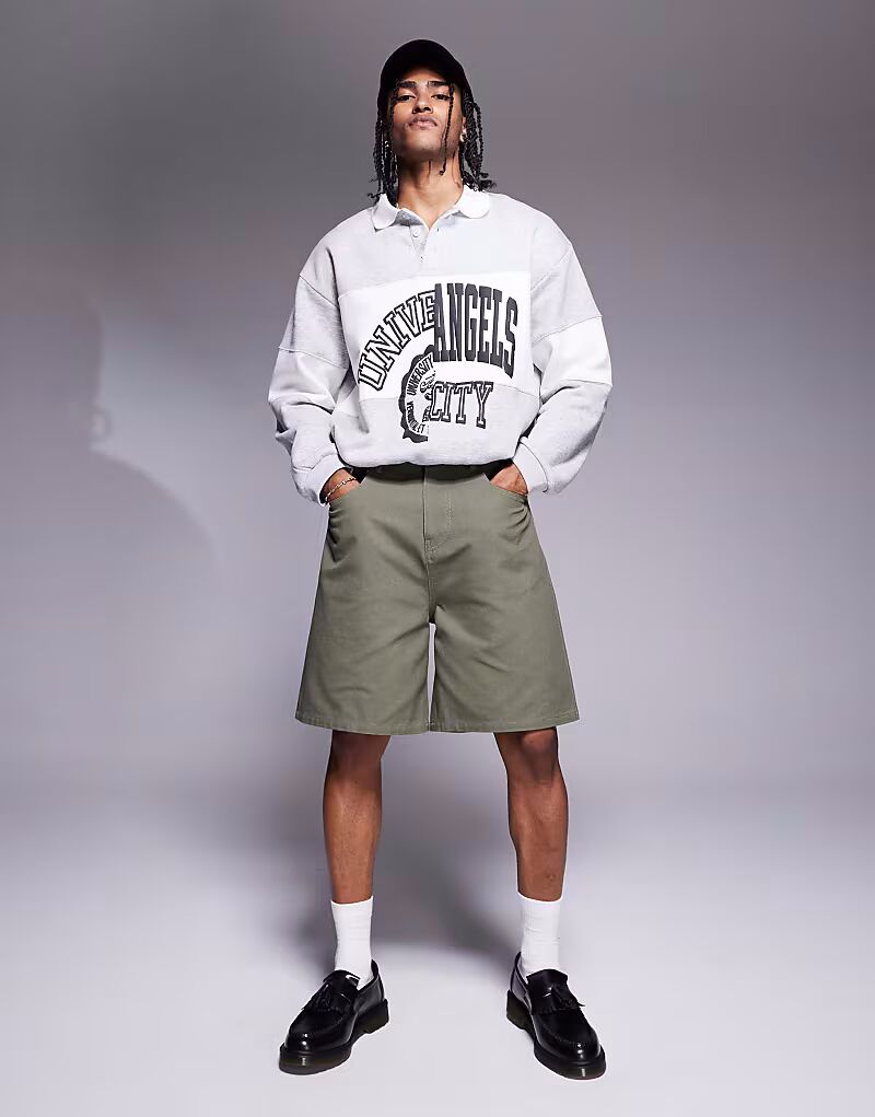 

Джорты миди цвета хаки ASOS DESIGN