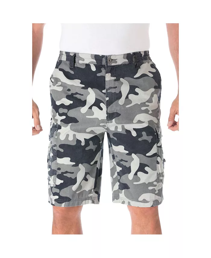 

Шорты-карго Canyon 10 дюймов с эластичными вставками по бокам для больших и высоких Kingsize, черный