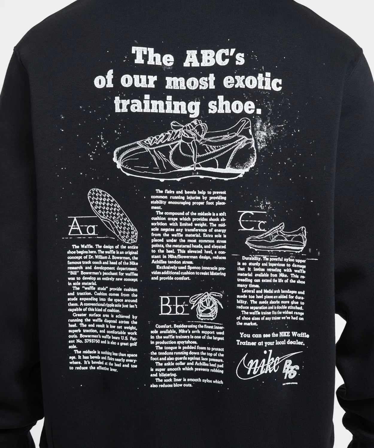 Свитшот Nike Club BB Crew CTB L/S с логотипом, серый — фото 4