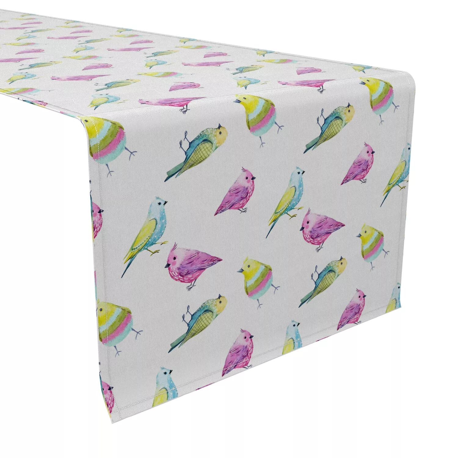 

Настольная дорожка, 100 % хлопок, 16x72 дюйма, Rainbow Birds