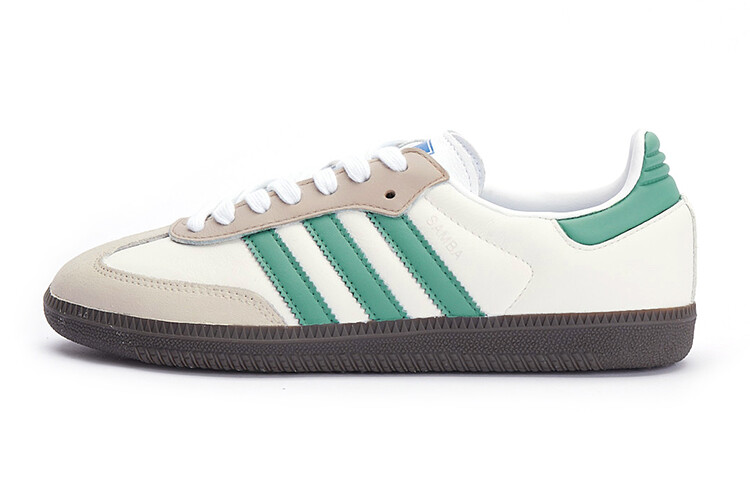 

Кроссовки Adidas Originals Samba Skateboard Shoes Unisex Low-Top Green White/Beige