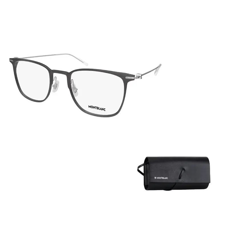 

MONTBLANC Очки квадратной формы, Gray Silver