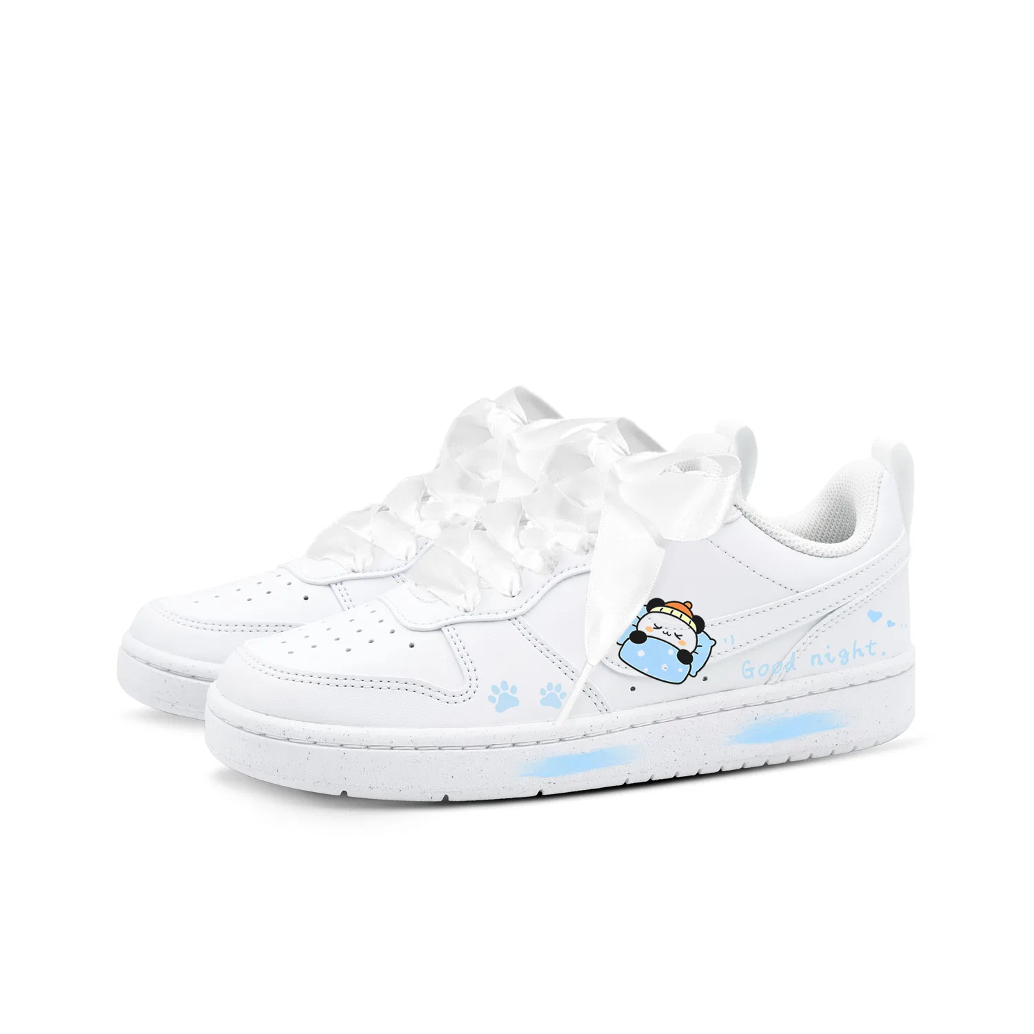 Кроссовки для скейтбординга Nike Court Borough Kids Blue White — фото 4