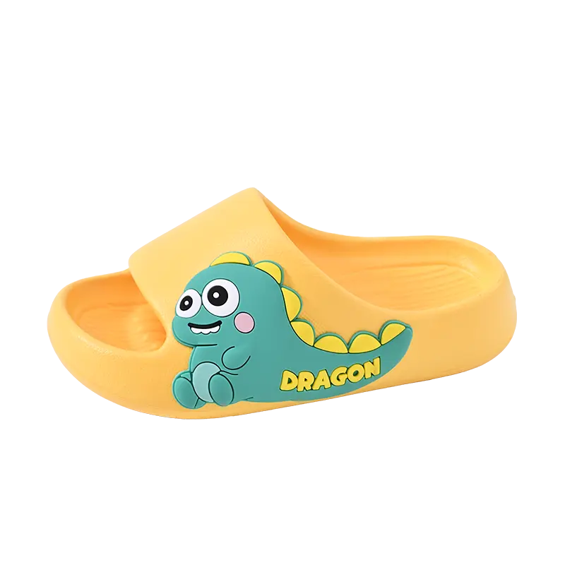 

Противоскользящие антиударные износостойкие дышащие тапочки детские ABC KIDS, желтый