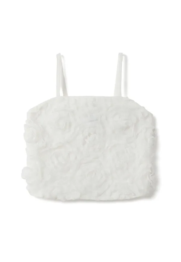 Майка прямого кроя с цветочным принтом Ovs, Soft White