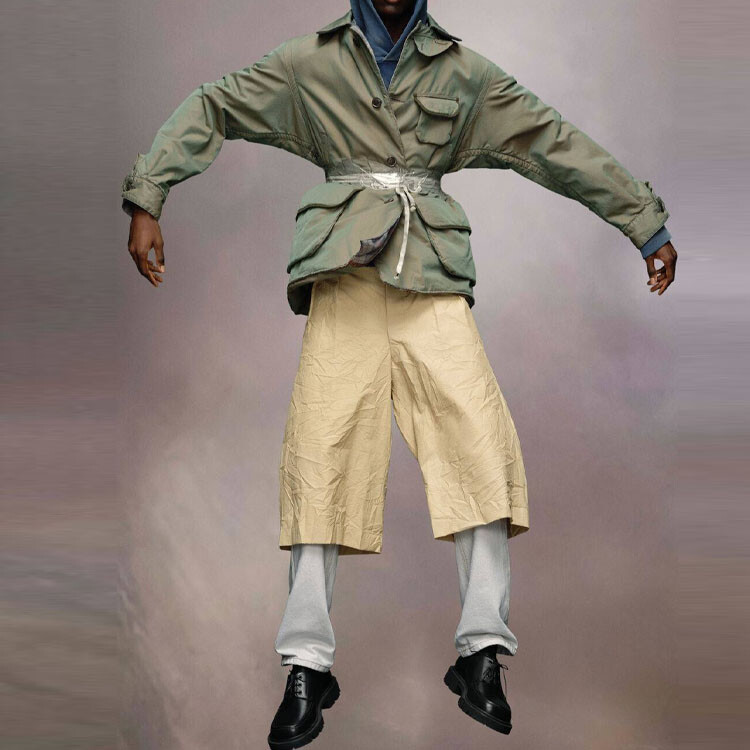 

Куртка мужская армейский зеленый Maison Margiela, зеленый