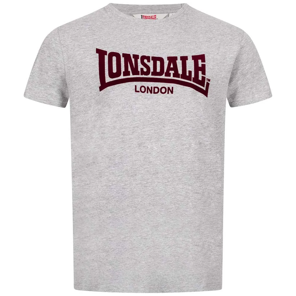 

Футболка с коротким рукавом Lonsdale Ll008 One Tone, серый