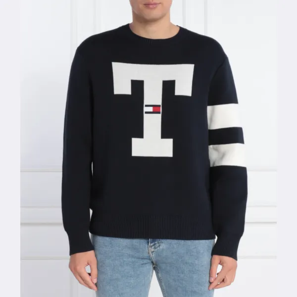 

Свитер обычного кроя Tjm rlx Letter Tommy Hilfiger, синий