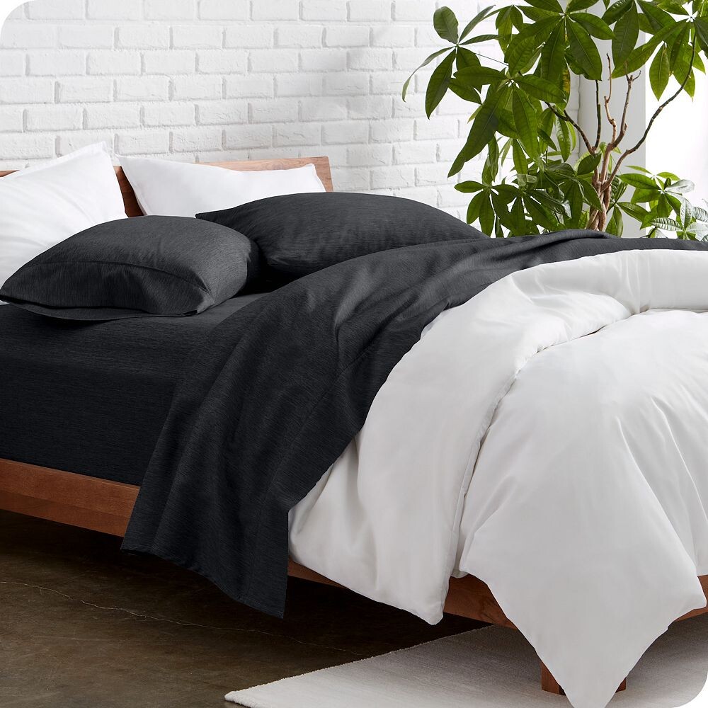 

Комплект ультрамягких простыней с двойной щеткой Bare Home, цвет Terracotta
