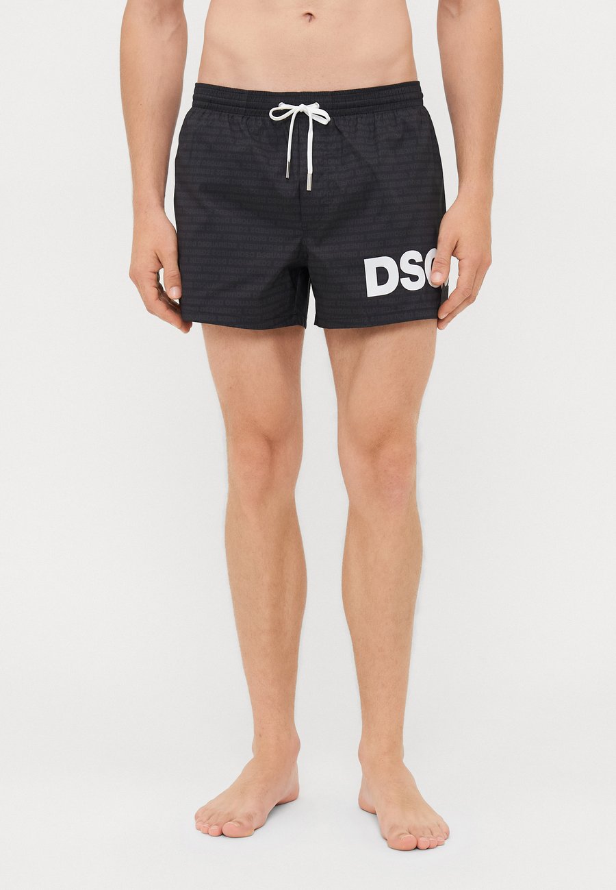 

Шорты для плавания Dsquared2 NEOCLASSIC LOGO MIDI, Black/White/Black