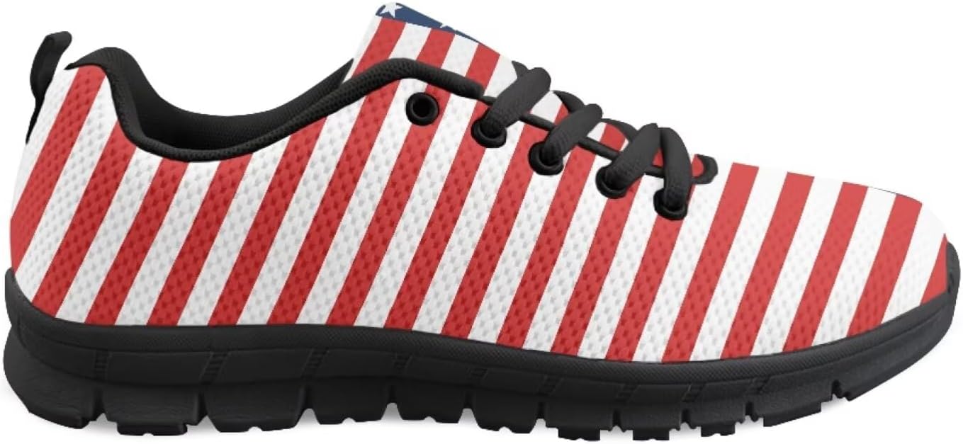 

Кроссовки GETELINSENG с американским флагом для мужчин, кеды, легкие, для прогулок и бега, с подошвой EVA, не скользящие, American Flag