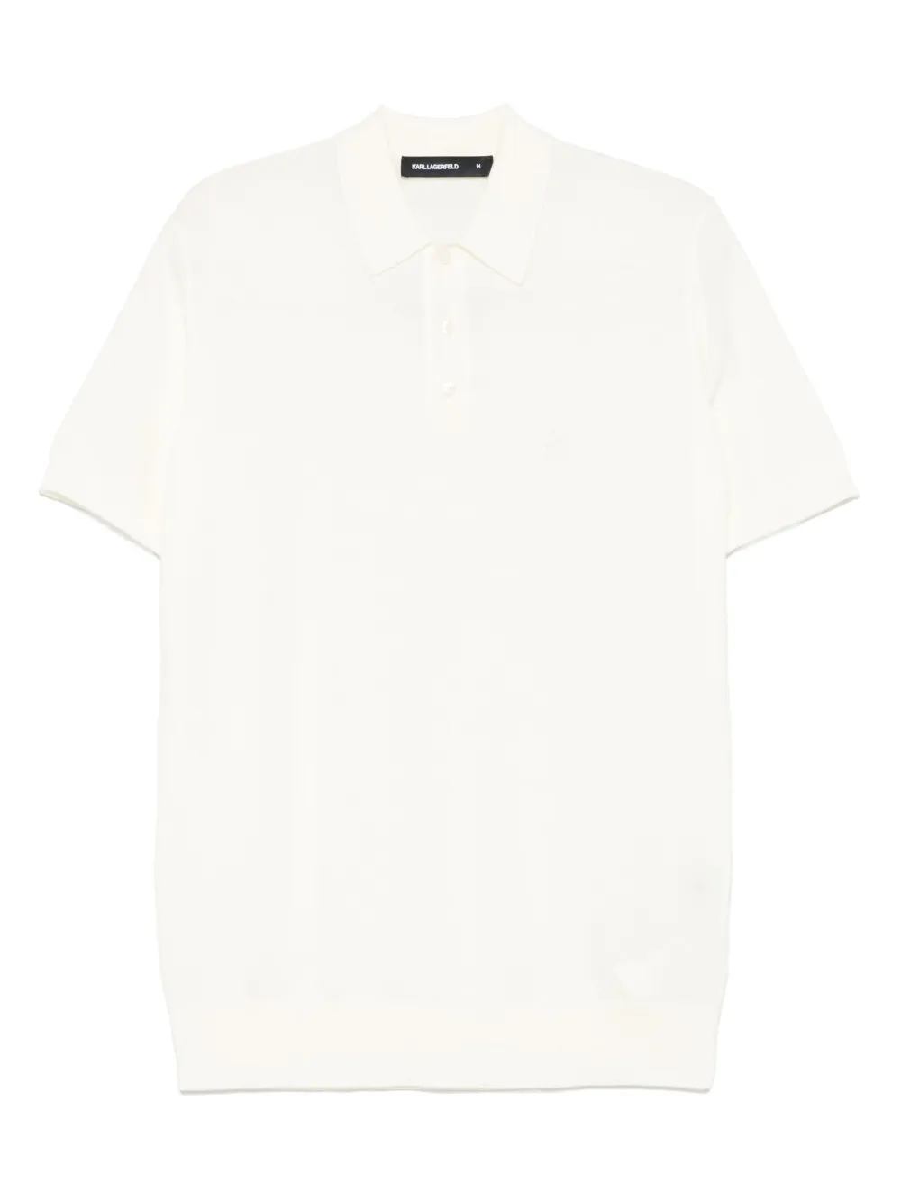 

Рубашка-поло из мериносовой шерсти KARL LAGERFELD, нейтральный