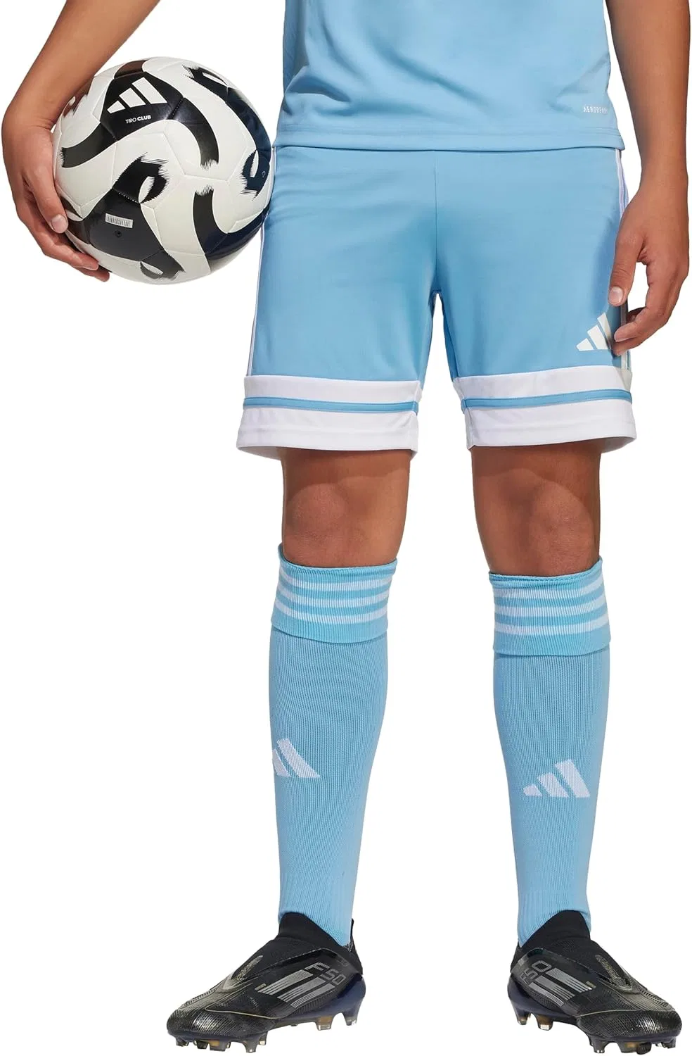 Adidas Originals Детские шорты Adidas Squadra 25, Team Light Blue/White