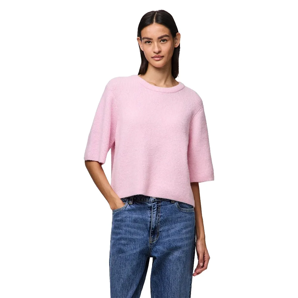 

Свитер Pieces Silly short sleeve, розовый