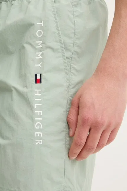 Плавки классический зеленый, Tommy Hilfiger — фото 4