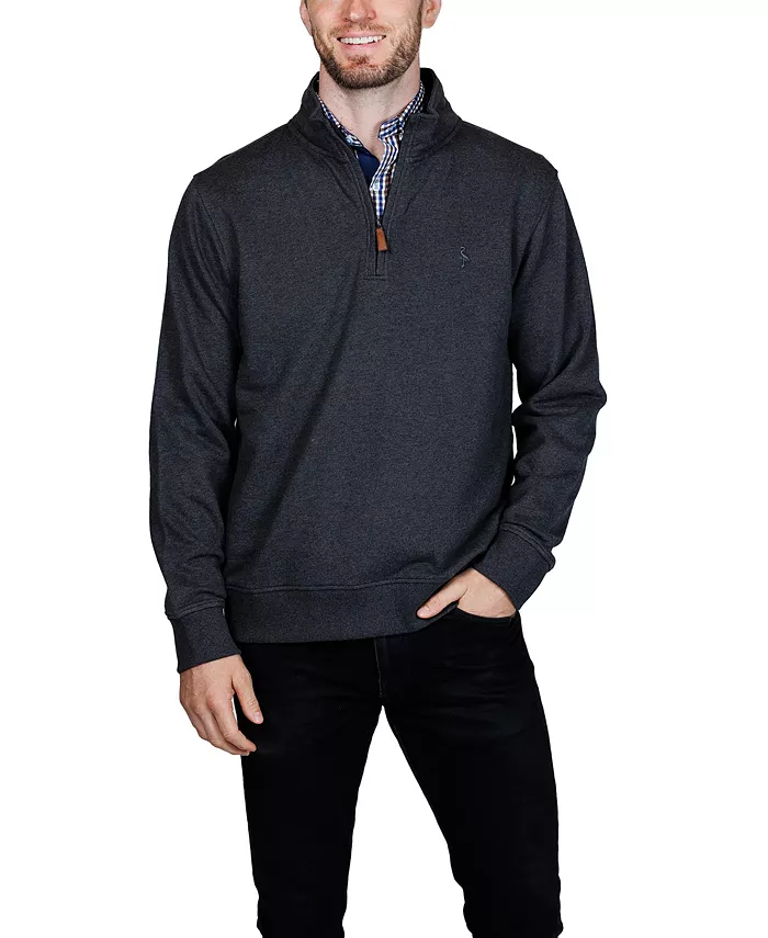 

Мужская флисовая толстовка с четвертью молнией Tailorbyrd, серый