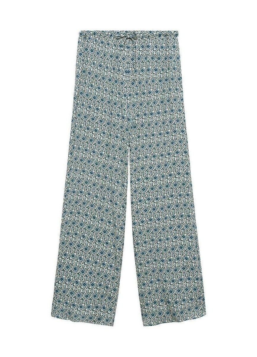 

Тканевые брюки Mango Kids, кремовый