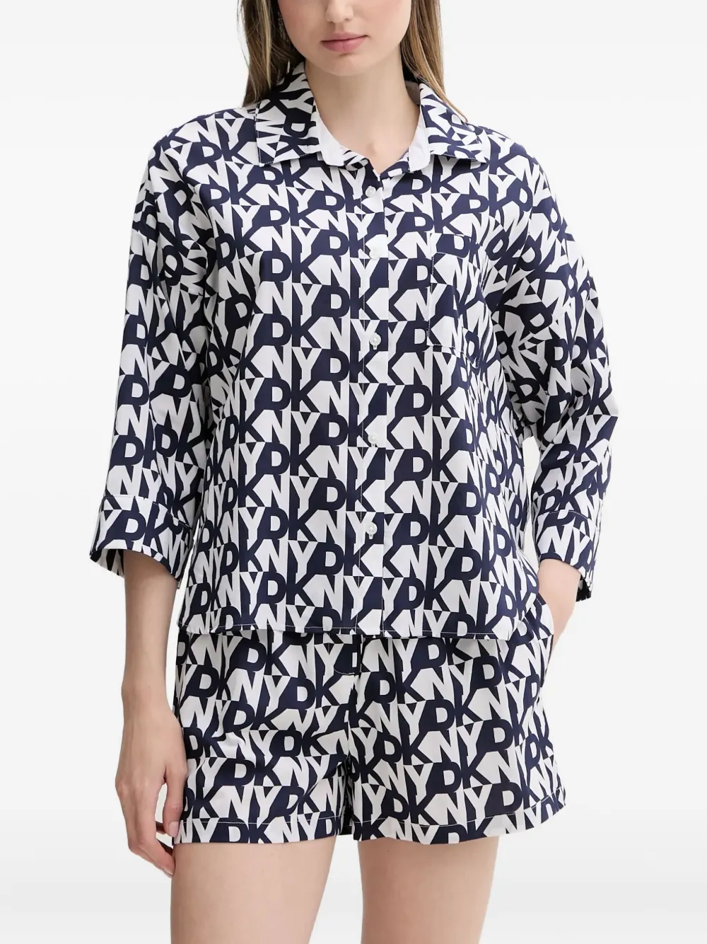 

Пижама с логотипом DKNY, белый