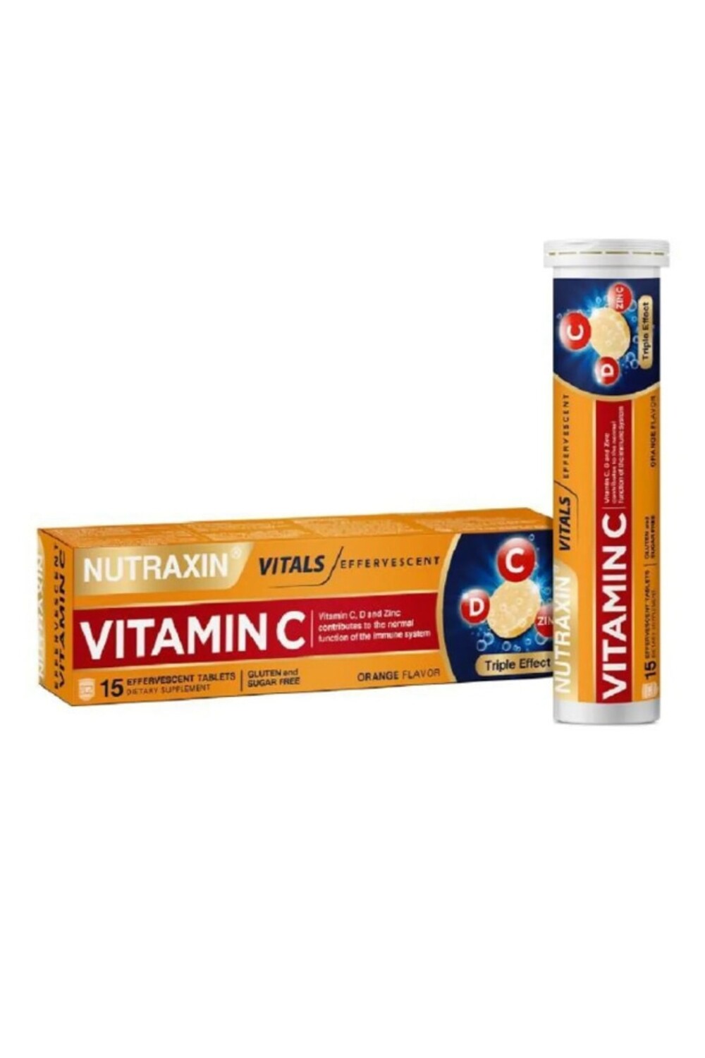 

Nutraxin Effervescent - витамин CD-цинк, 15 таблеток
