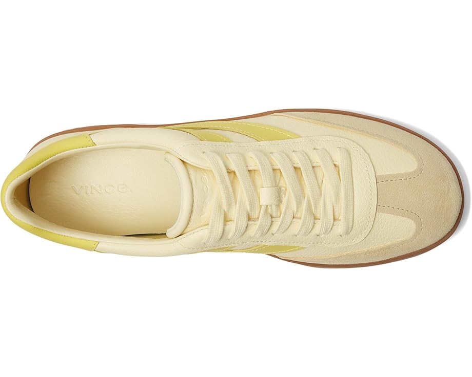 Кроссовки Vince Oasis-w Lace-up Shoes, цвет Straw Seed Yellow Leather — фото 2