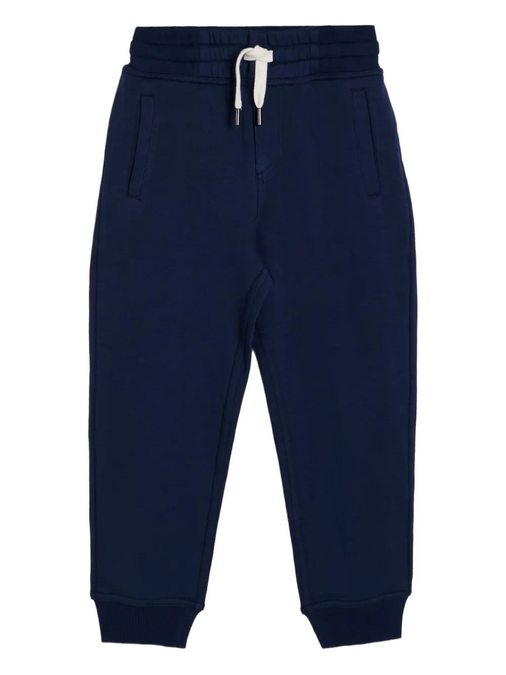 

Спортивные брюки с завязкой на поясе Brunello Cucinelli Kids, синий
