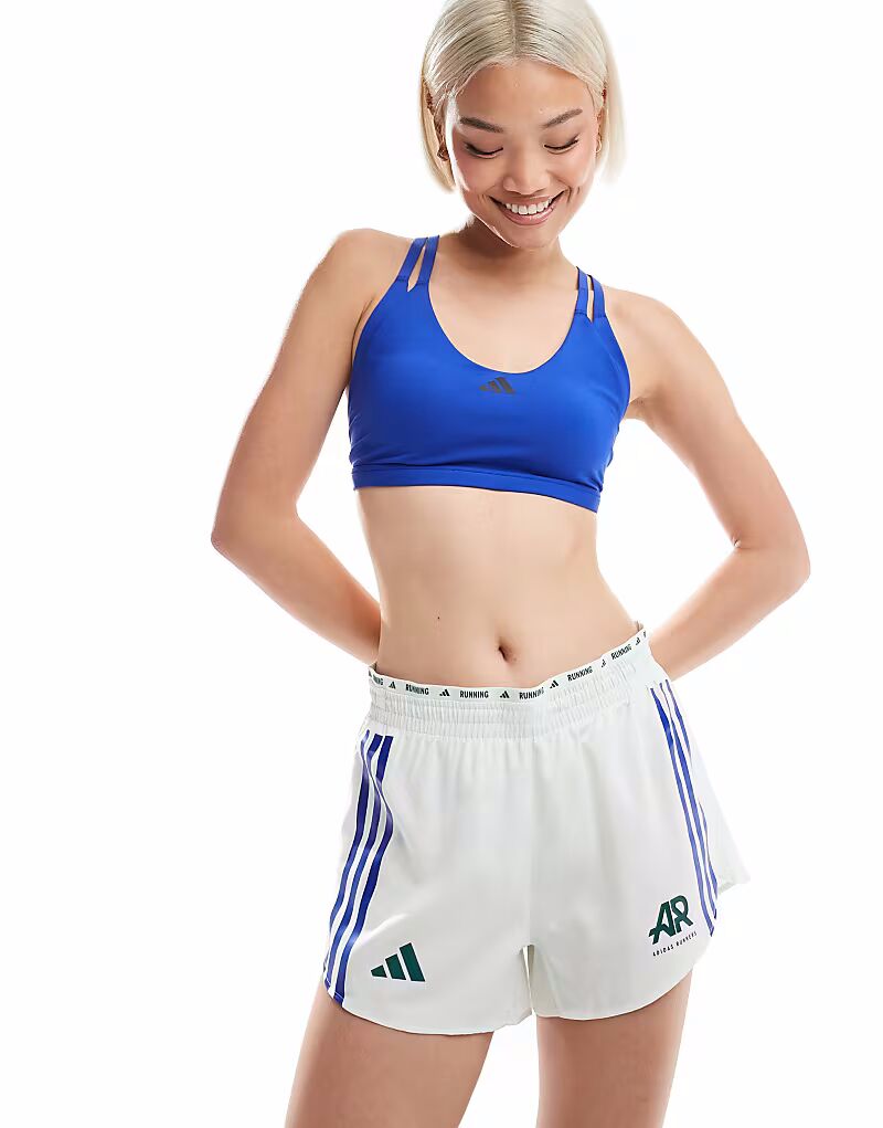 

Шорты Adidas Running Own The Run белого, зеленого и синего цветов